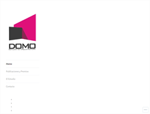 Tablet Screenshot of domoarq.com